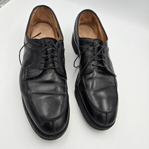 Allen Edmonds Stockbridge Dress Shoes Size 12 A Black Leather Small Spot See Pic